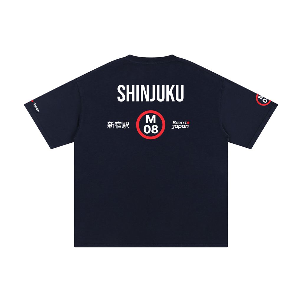 The Next Station is Shinjuku | Pure Cotton Oversized T-Shirt
