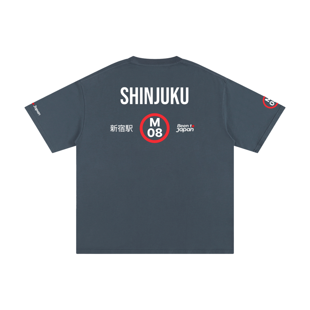 The Next Station is Shinjuku | Pure Cotton Oversized T-Shirt