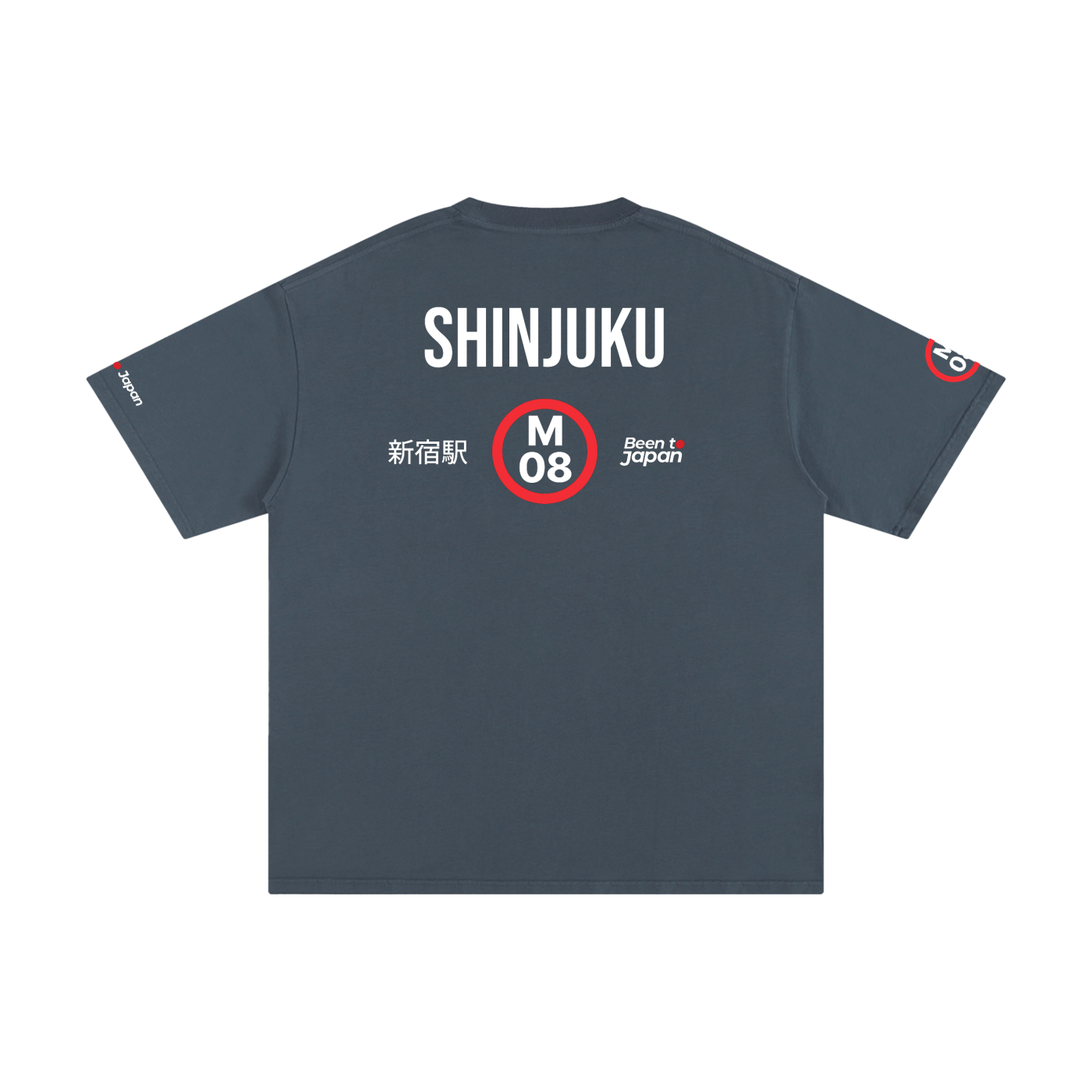The Next Station is Shinjuku | Pure Cotton Oversized T-Shirt