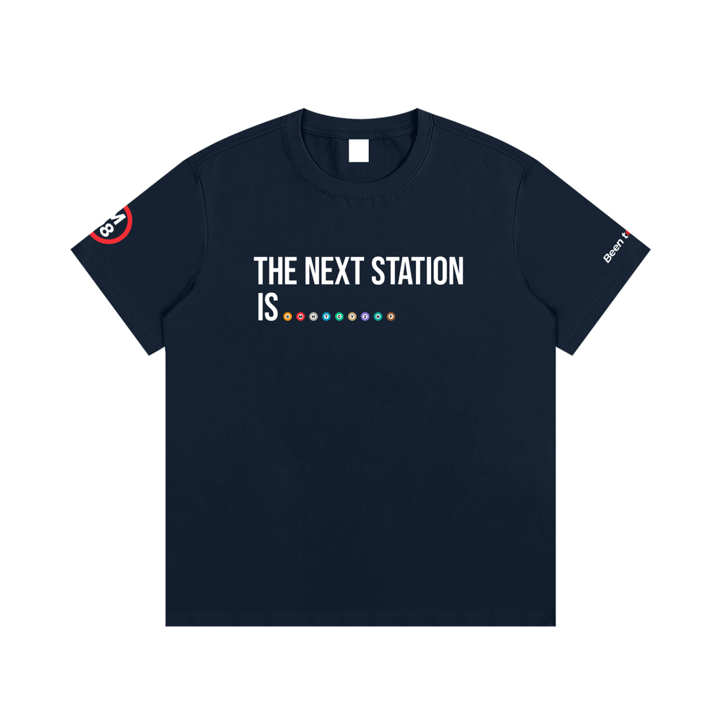 The Next Station is Shinjuku | Essential Cotton Crew Neck T-Shirt