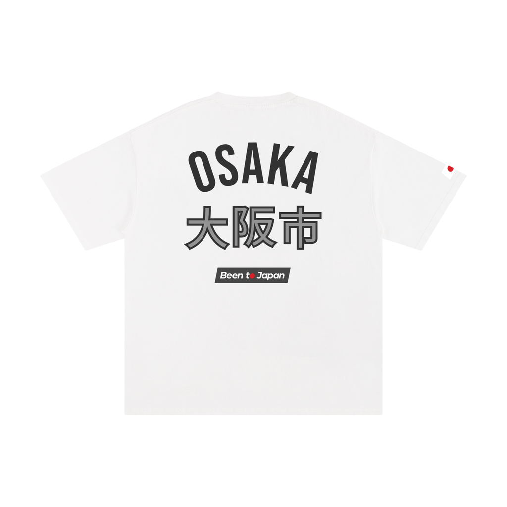Been to Japan "Osaka" - Dark Print | Pure Cotton Oversized T-Shirt