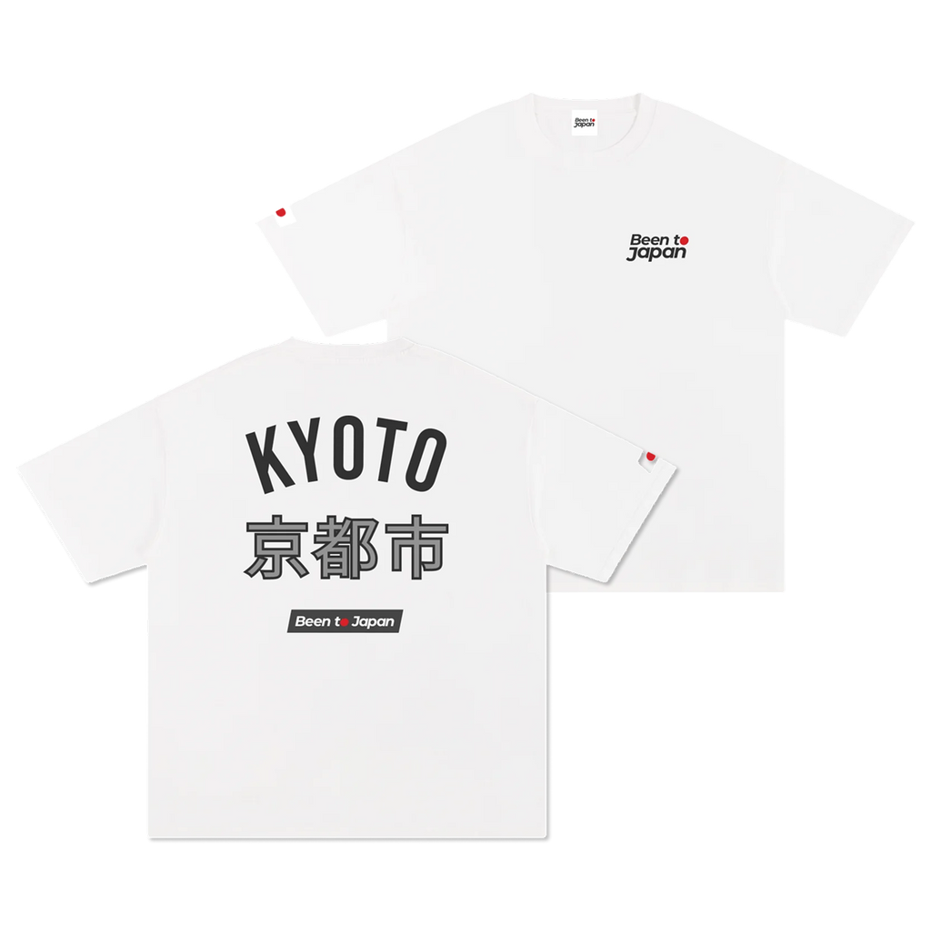 Been to Japan "Kyoto" - Dark Print | Pure Cotton Oversized T-Shirt