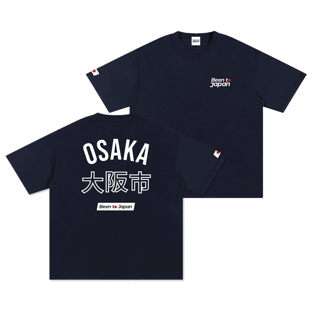 Been to Japan "Osaka" - Light Print | Pure Cotton Oversized T-Shirt