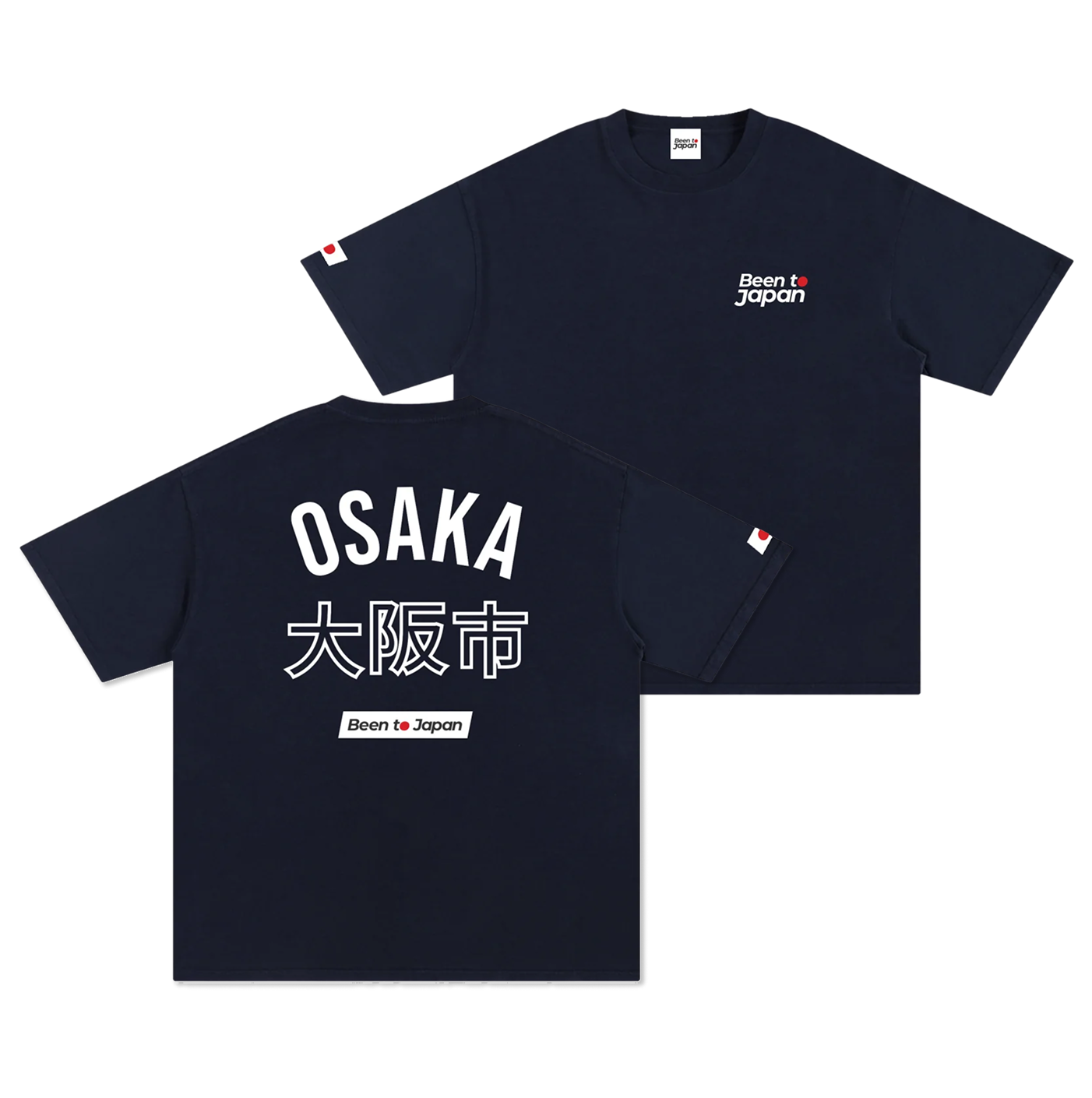 Been to Japan "Osaka" - Light Print | Pure Cotton Oversized T-Shirt