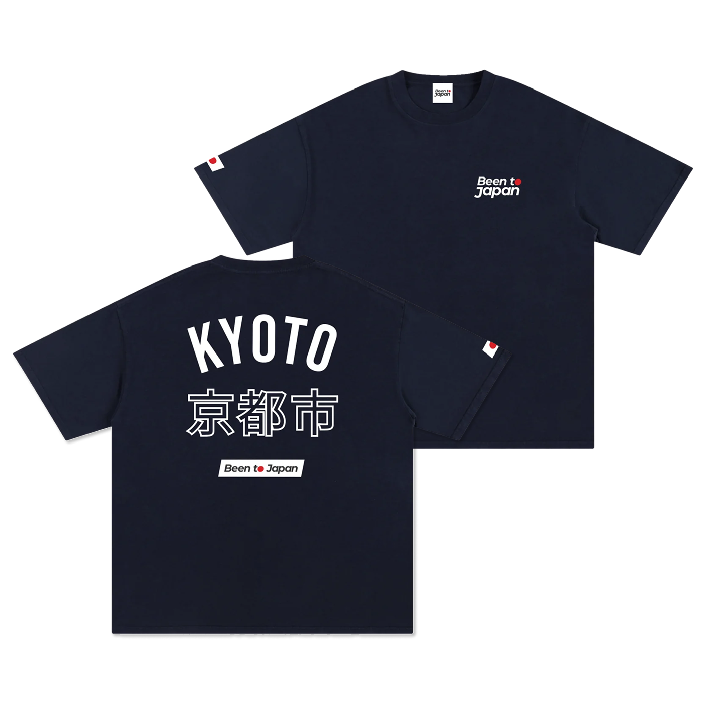 Been to Japan "Kyoto" - Light Print | Pure Cotton Oversized T-Shirt