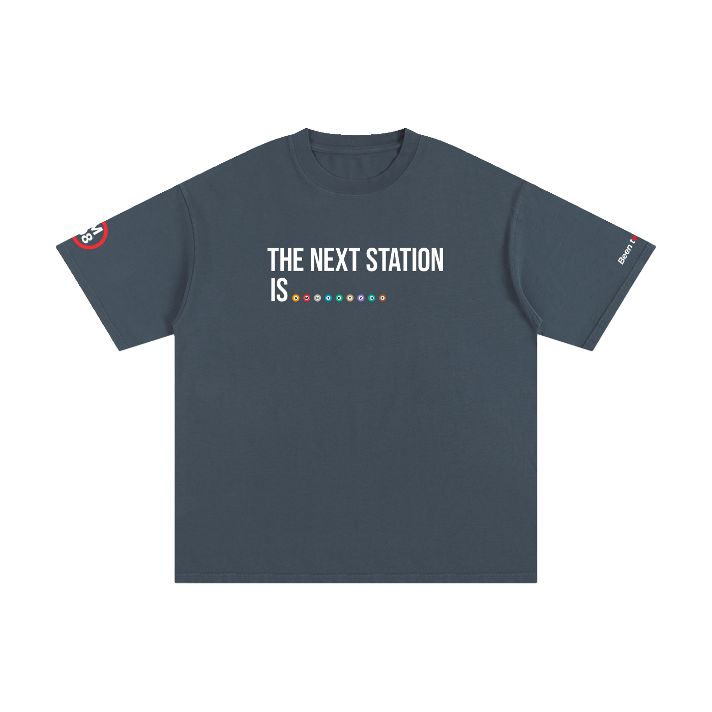 The Next Station is Shinjuku | Pure Cotton Oversized T-Shirt