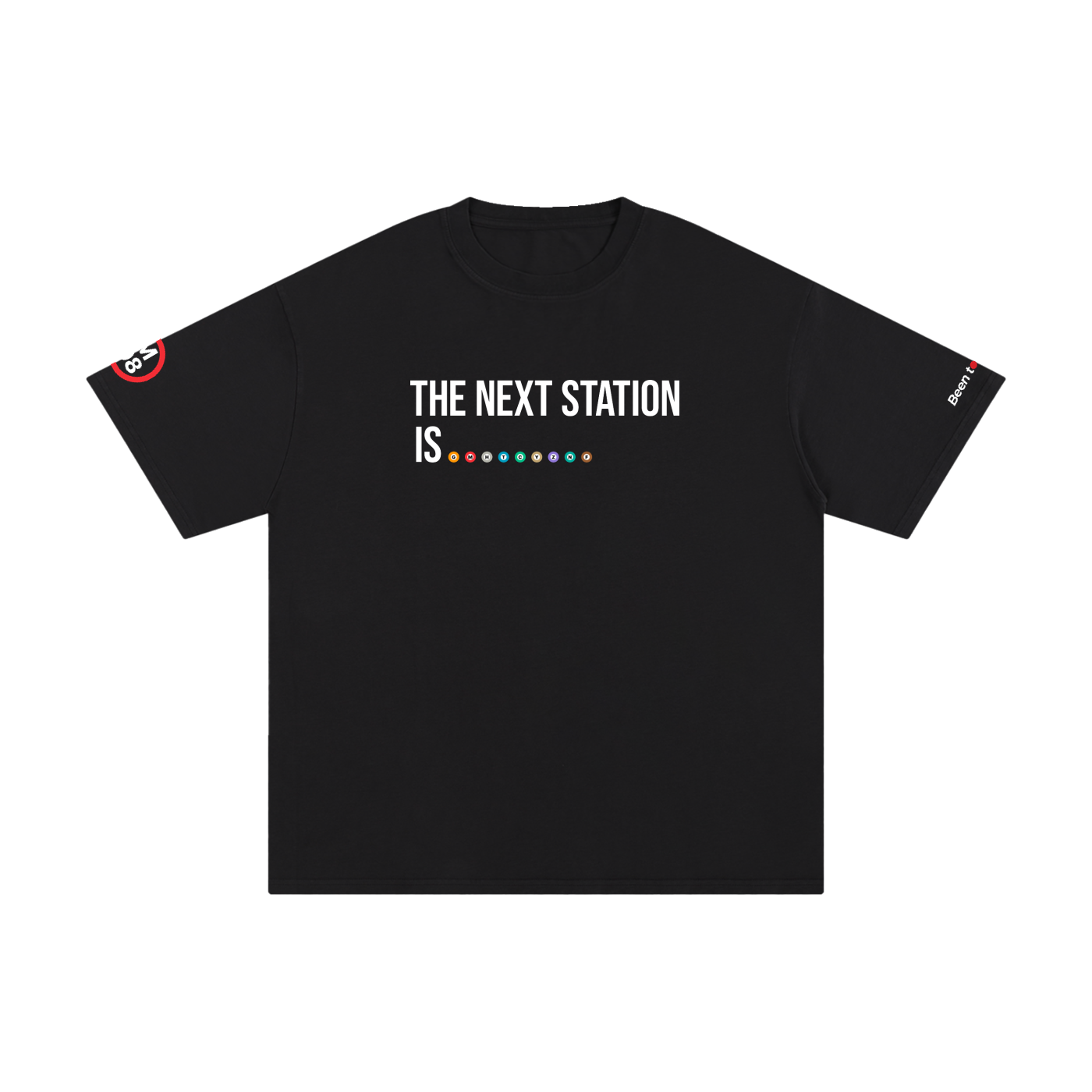 The Next Station is Shinjuku | Pure Cotton Oversized T-Shirt