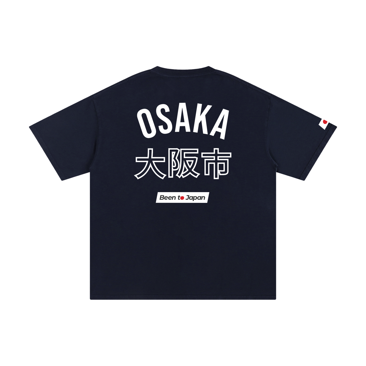 Been to Japan "Osaka" - Light Print | Pure Cotton Oversized T-Shirt