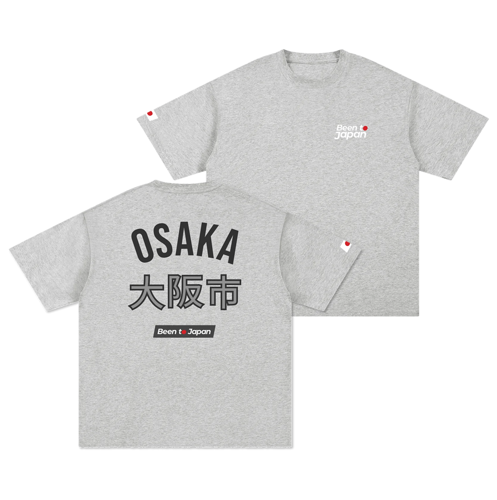 Been to Japan "Osaka" - Hybrid Print | Pure Cotton Oversized T-Shirt