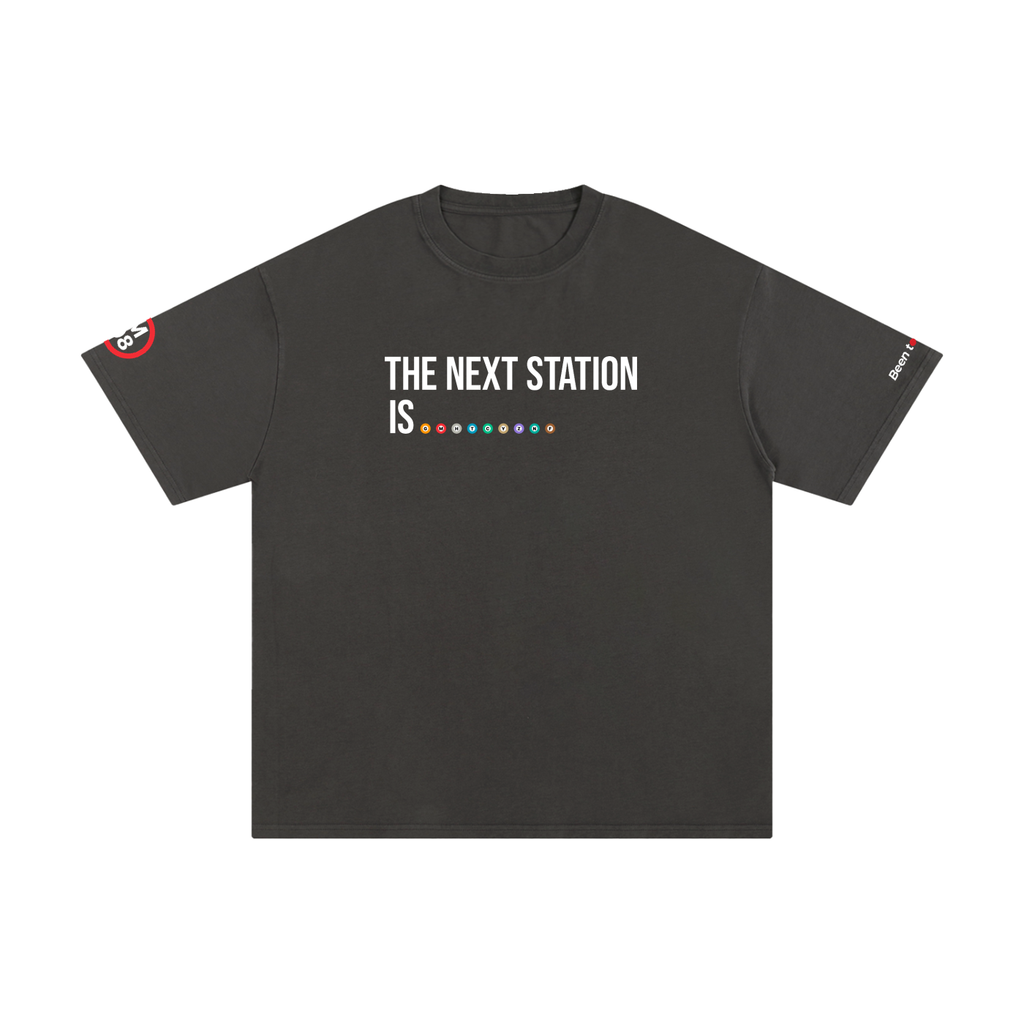 The Next Station is Shinjuku | Pure Cotton Oversized T-Shirt