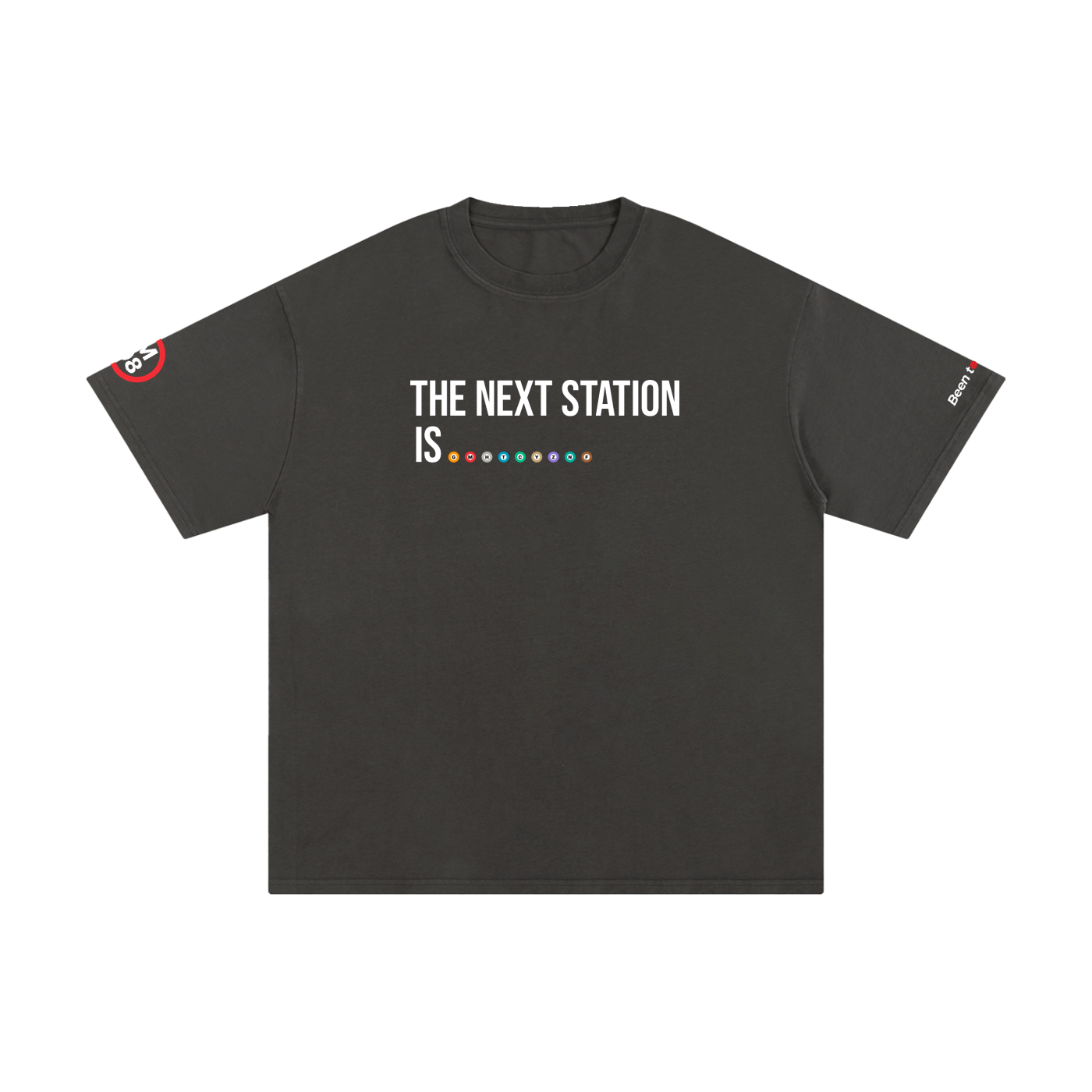 The Next Station is Shinjuku | Pure Cotton Oversized T-Shirt