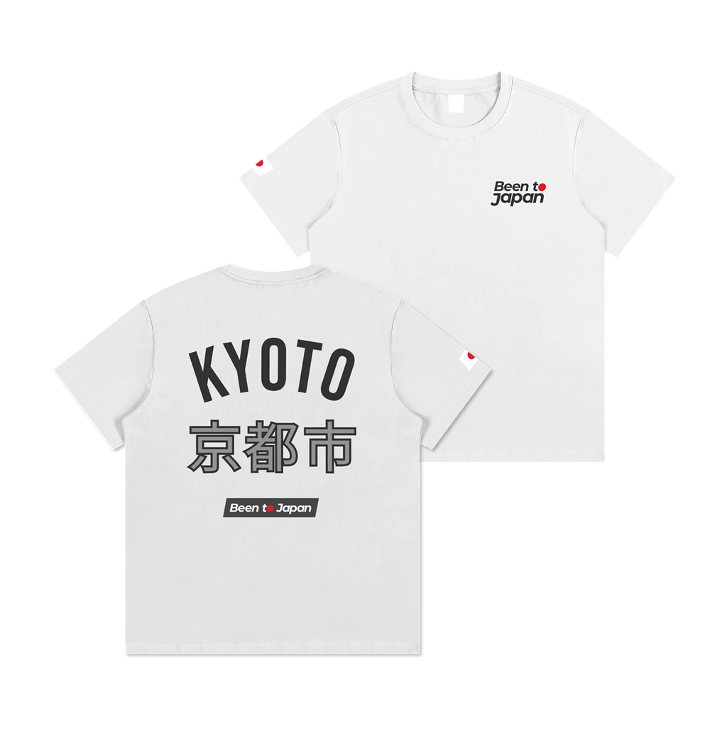 Been to Japan "Kyoto" - Dark Print | Essential Cotton Crew Neck T-Shirt