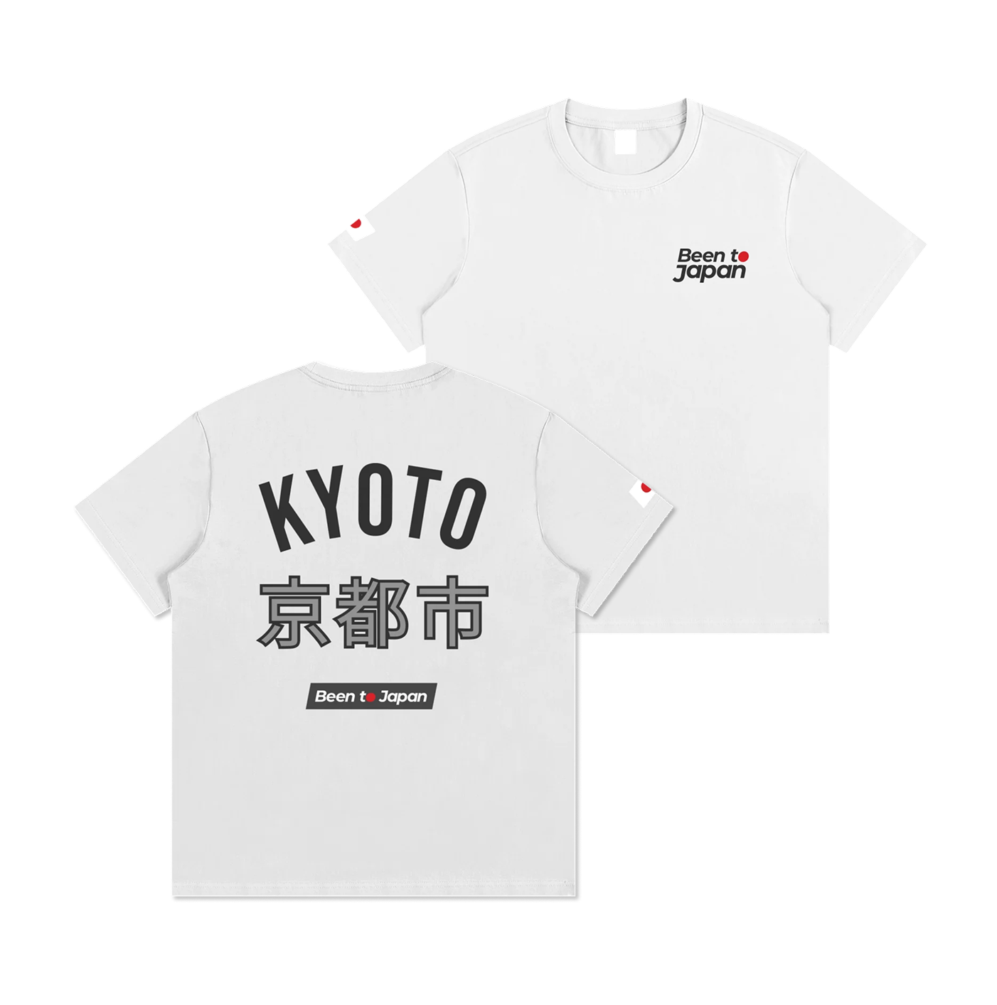Been to Japan "Kyoto" - Dark Print | Essential Cotton Crew Neck T-Shirt