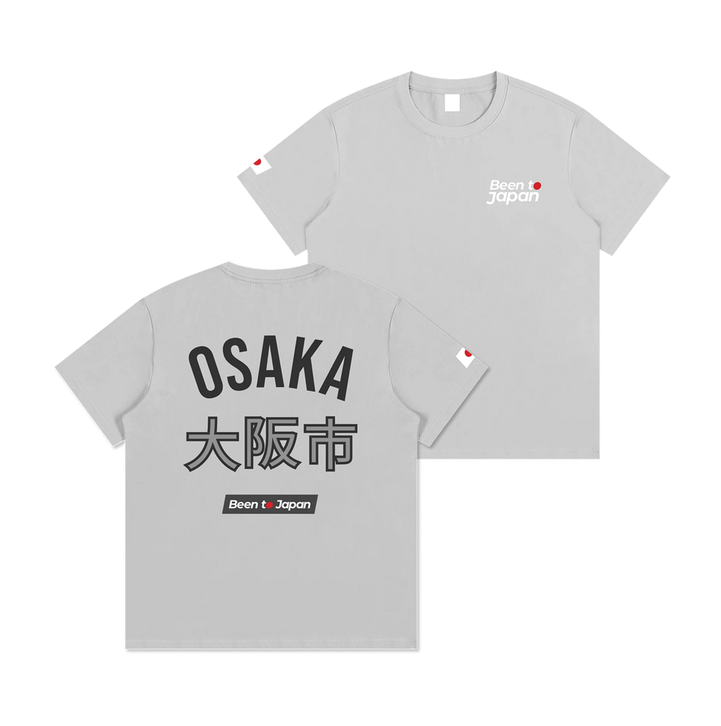 Been to Japan "Osaka" - Hybrid Print | Essential Cotton Crew Neck T-Shirt