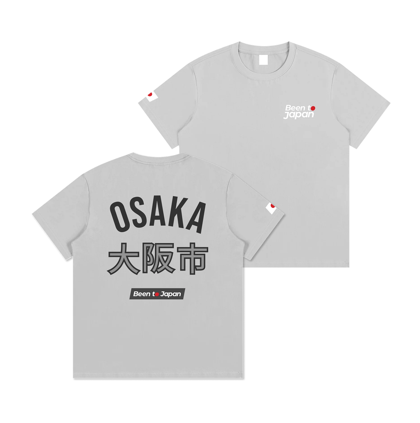 Been to Japan "Osaka" - Hybrid Print | Essential Cotton Crew Neck T-Shirt