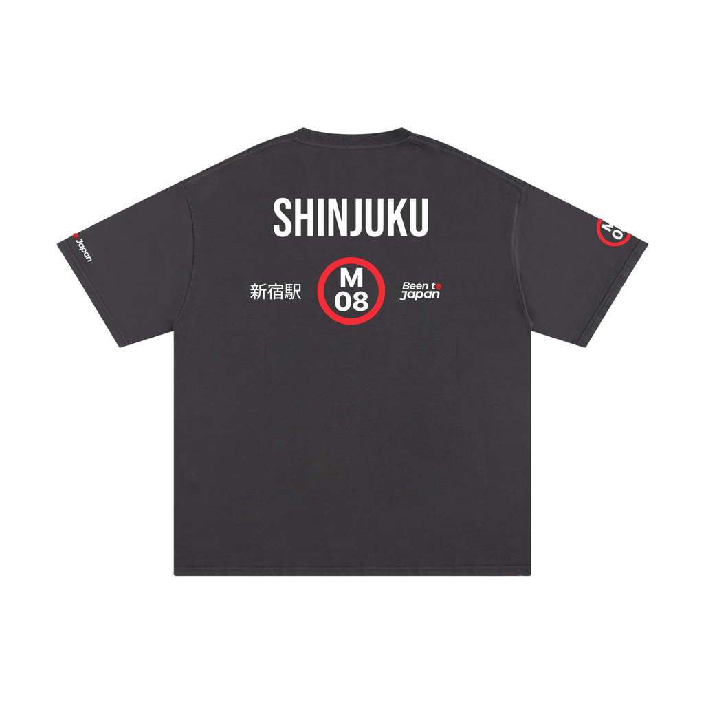 The Next Station is Shinjuku | Pure Cotton Oversized T-Shirt