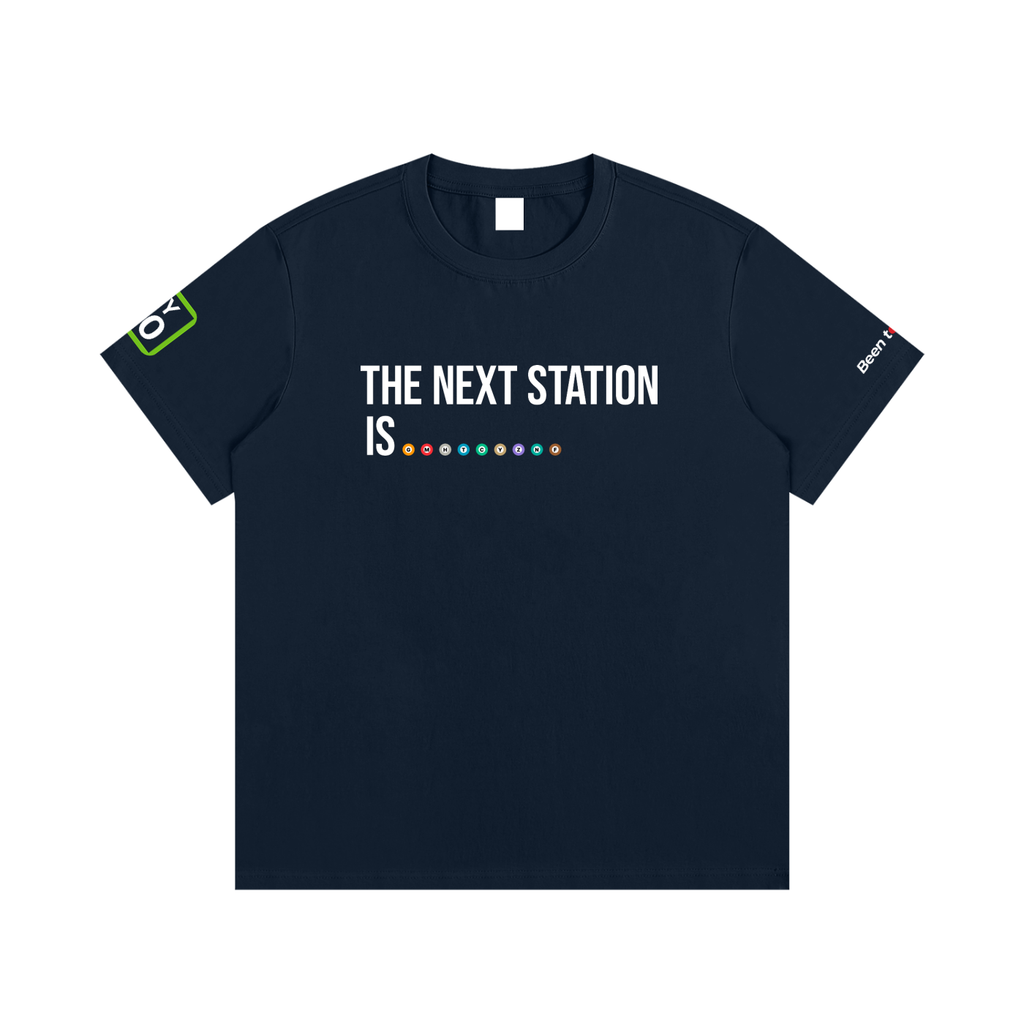 The Next Station is Shibuya | Essential Cotton Crew Neck T-Shirt