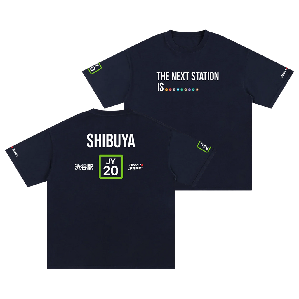 The Next Station is Shibuya | Pure Cotton Oversized T-Shirt
