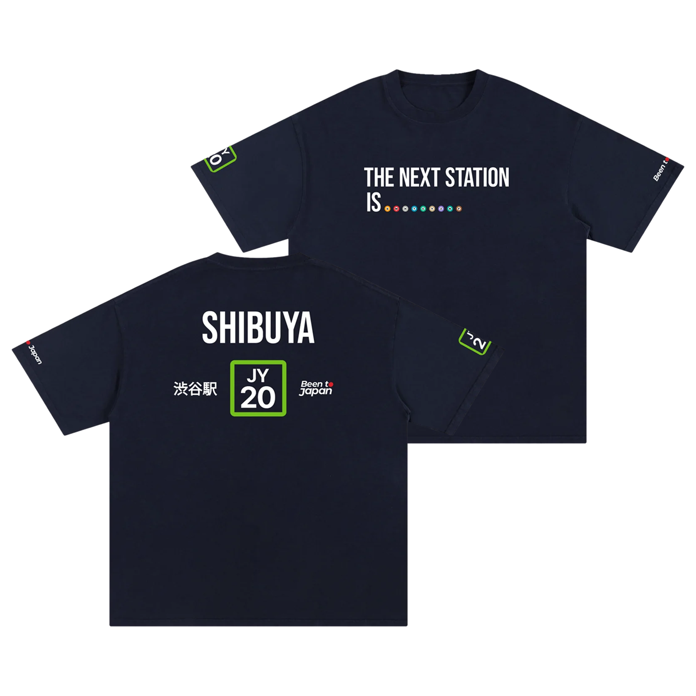 The Next Station is Shibuya | Pure Cotton Oversized T-Shirt