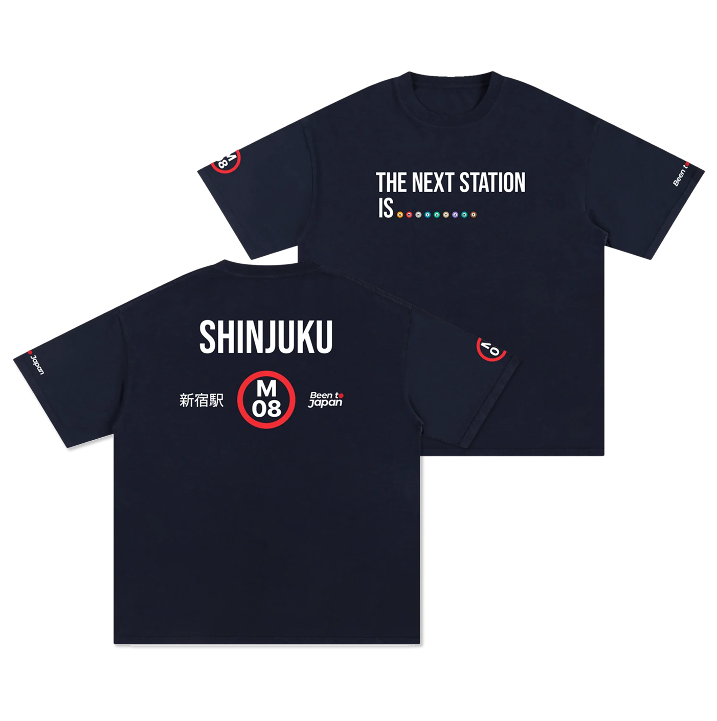 The Next Station is Shinjuku | Pure Cotton Oversized T-Shirt