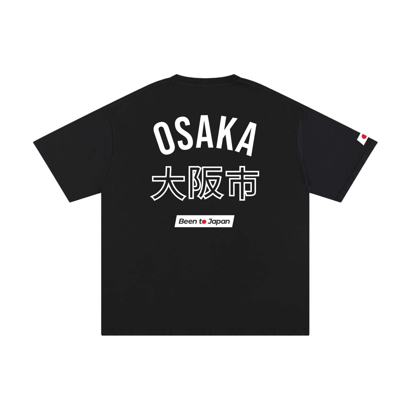 Been to Japan "Osaka" - Light Print | Pure Cotton Oversized T-Shirt