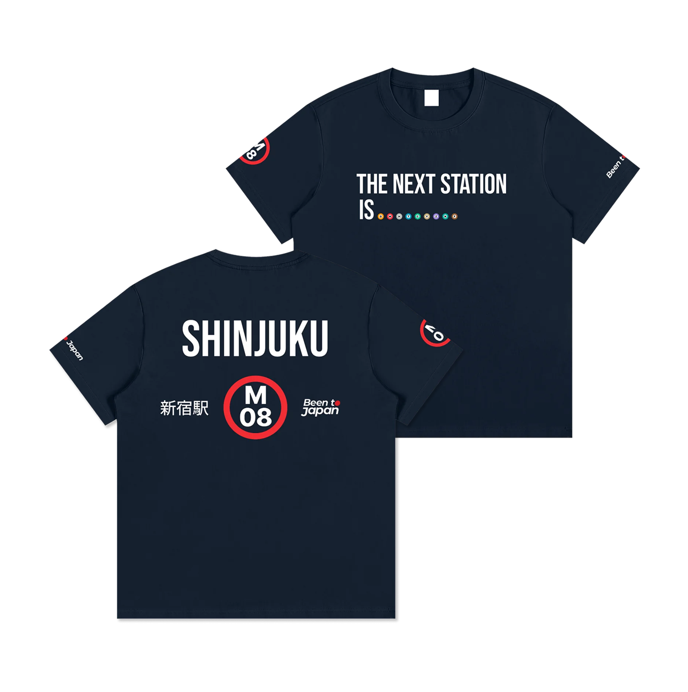 The Next Station is Shinjuku | Essential Cotton Crew Neck T-Shirt